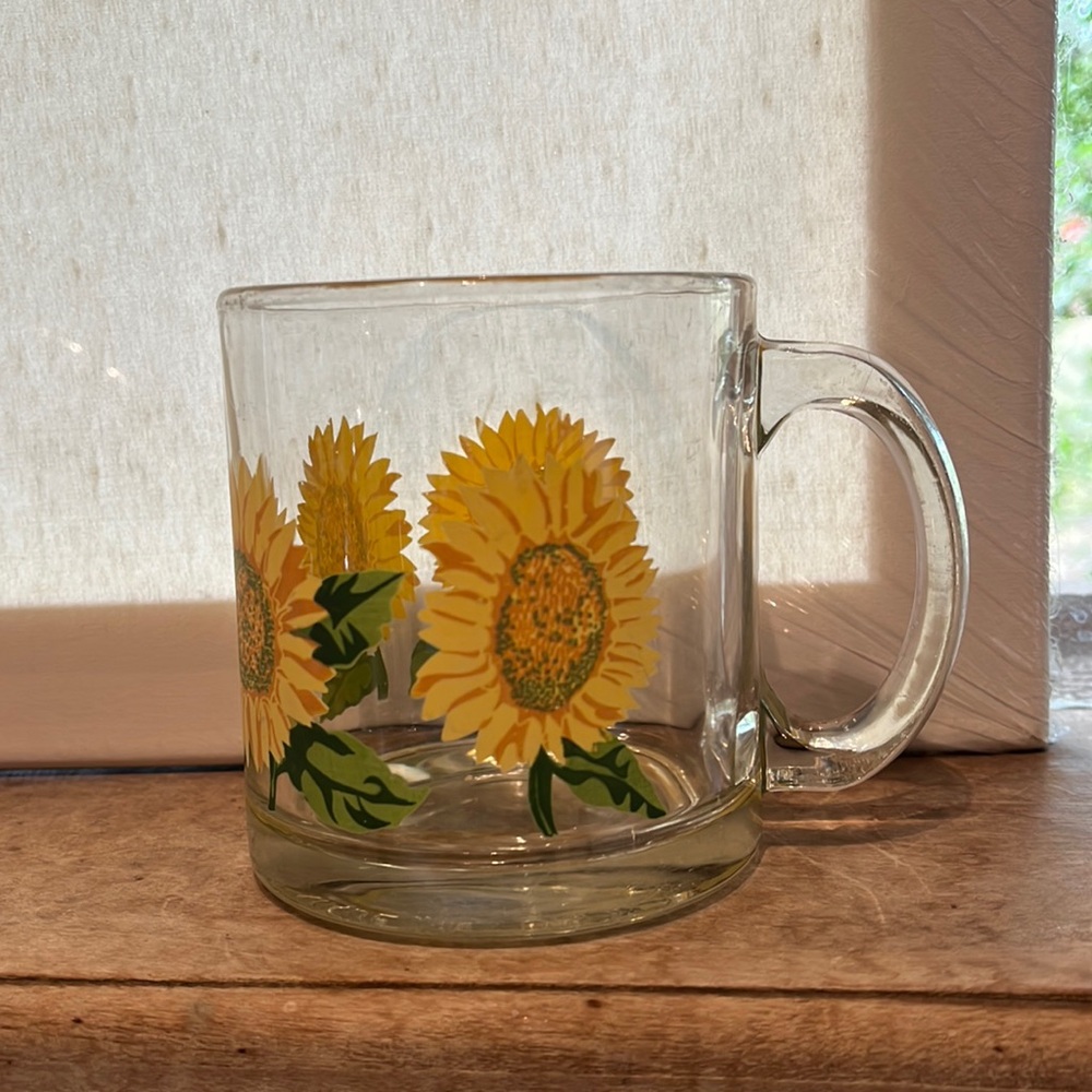Sunflower coffee mug